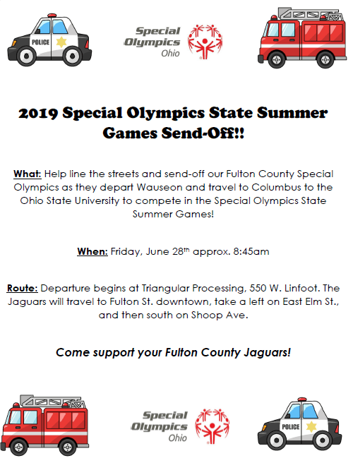 Special Olympics Flyer
